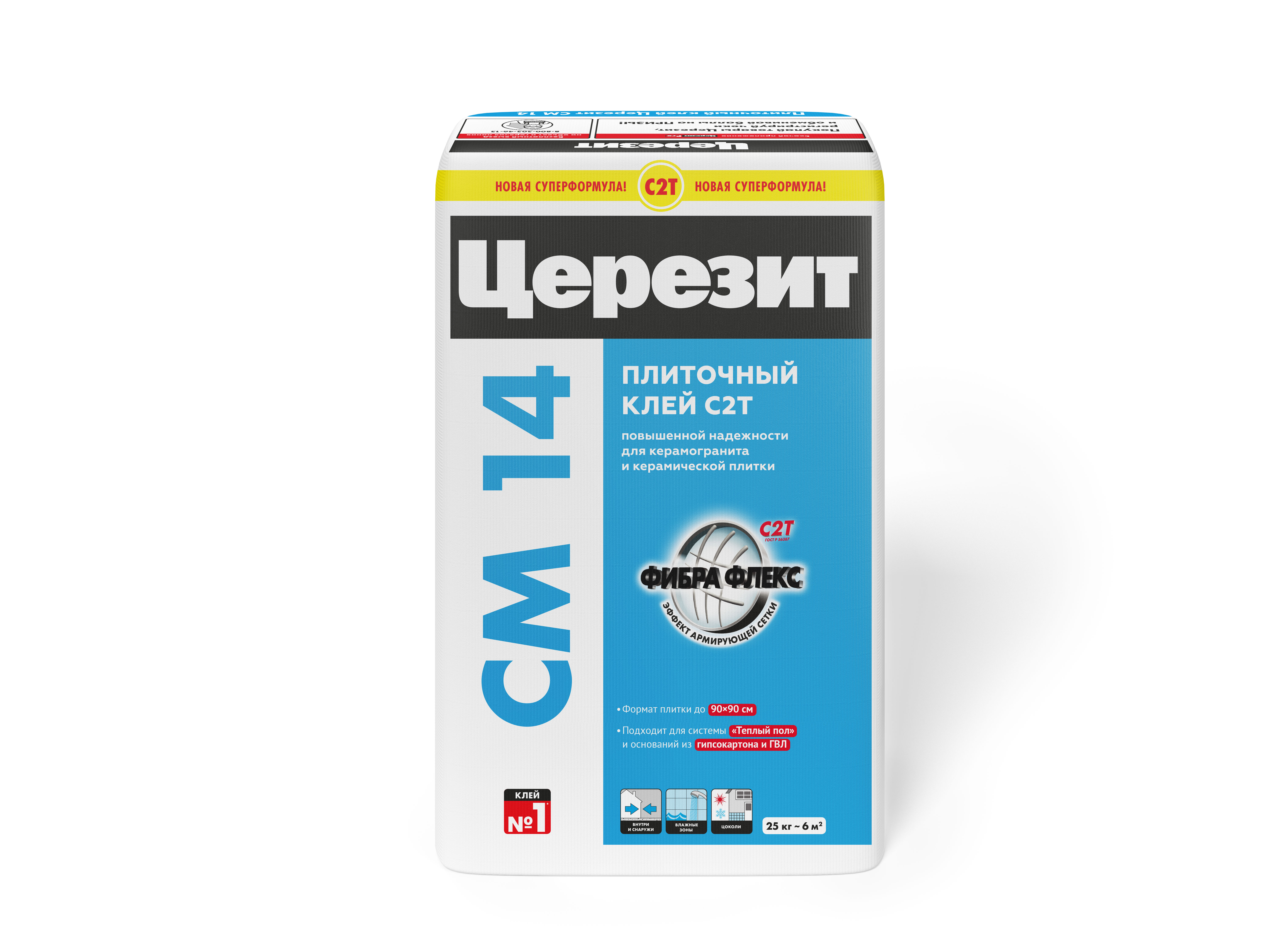 Клей для плитки и керамики Церезит CM14 25 кг