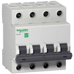 Автоматический выключатель EASY 9 4P 20A B 4,5 кА, Schneider Electric