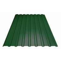 Профнастил С-8 (RAL 6005) зеленый мох 1200x2000x0,4 мм