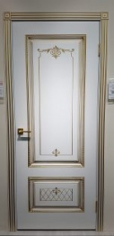 Межкомнатная дверь Аккорд эмаль + патина