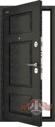 Входная металлическая дверь «Комфорт – 3» черный крокодил