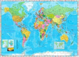 Фотообои 4-055 World Map, Komar