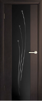 Межкомнатная дверь Стиль 1.1 триплекс с гравировкой