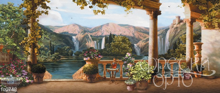 Фрески с изображением городских пейзажей, Орто