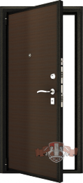 Входная металлическая дверь «Стандарт» с наружной панелью