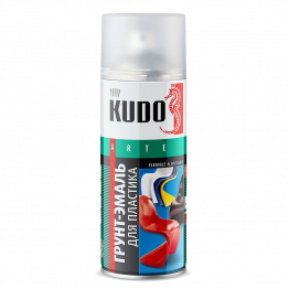 Грунт-эмаль для пластика Kudo, 520 мл 