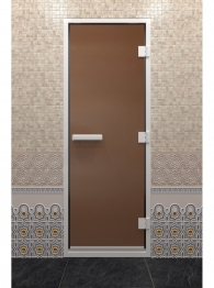 Дверь для хамамов Хамам Бронза матовая, DoorWood
