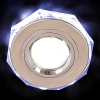 Светильник точечный 2020/2 хром/белая подсветка (SL/LED/WT)SC, Электростандарт