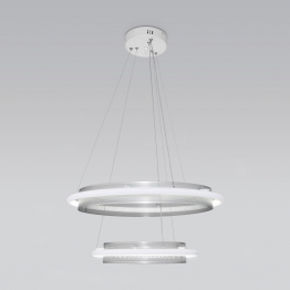 Подвесной светильник 90241/2 белый/ серебро, серия Imperio