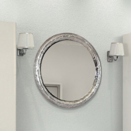 Зеркало Андорра круглое (серебро), Акватон