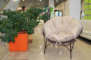 Плетеное кресло Мираж с подушкой , Forvilla