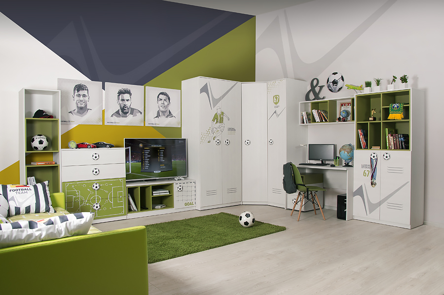 Детская комната в в футбольном стиле от «Фабрики Мирлачева»