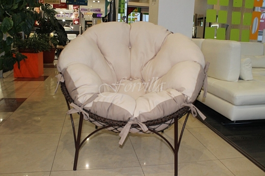 Плетеное кресло Мираж с подушкой , Forvilla