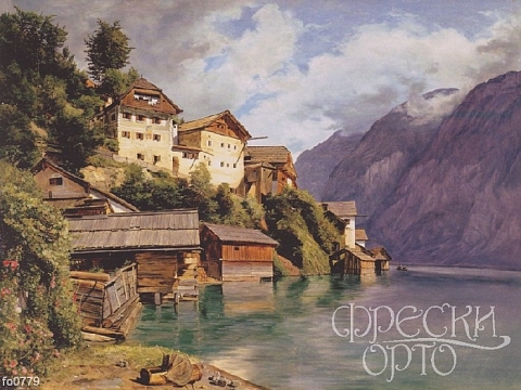 Фрески с изображением гор, Орто
