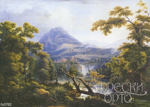 Фрески с изображением гор, Орто