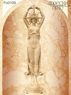 Фрески с изображением скульптуры, Орто
