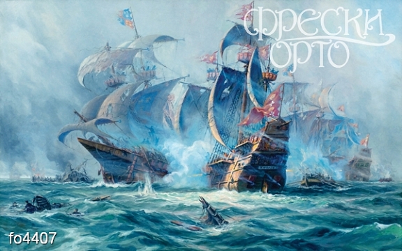 Фрески с изображением морских пейзажей, Орто