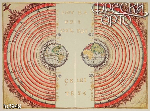 Фрески с изображением старинных карт, Орто